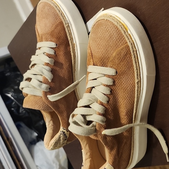 Laura Billariva Men's Tan Suede Sneakers. Made Italy - Picture 12 of 12
